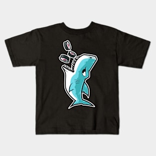 Shark Sushi Nigiri Kawaii Neko Anime Japanese graphic Kids T-Shirt